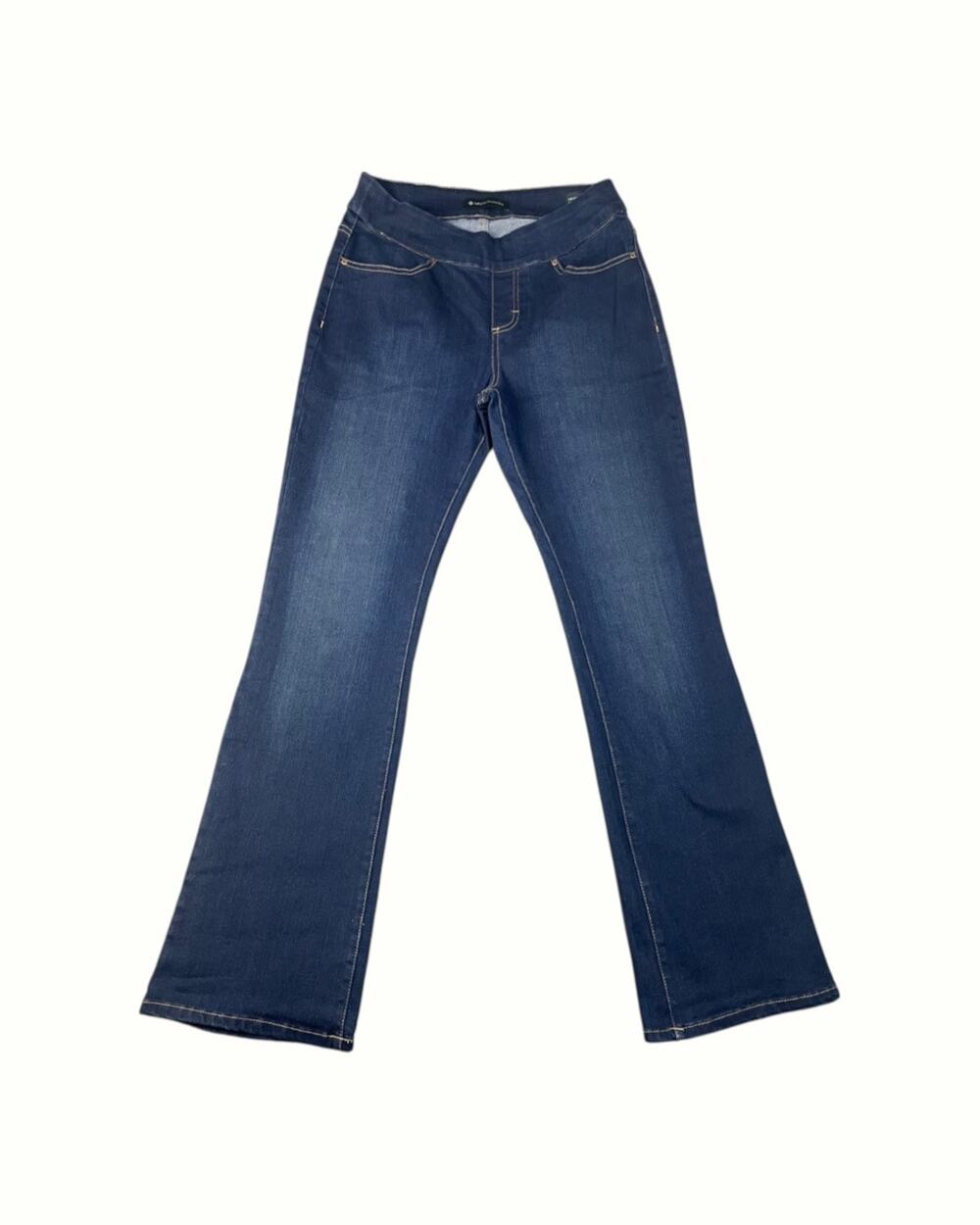 Lee Platinum Label Women’s 10 Medium Pull On Mid-Rise Barely Bootcut Jeans